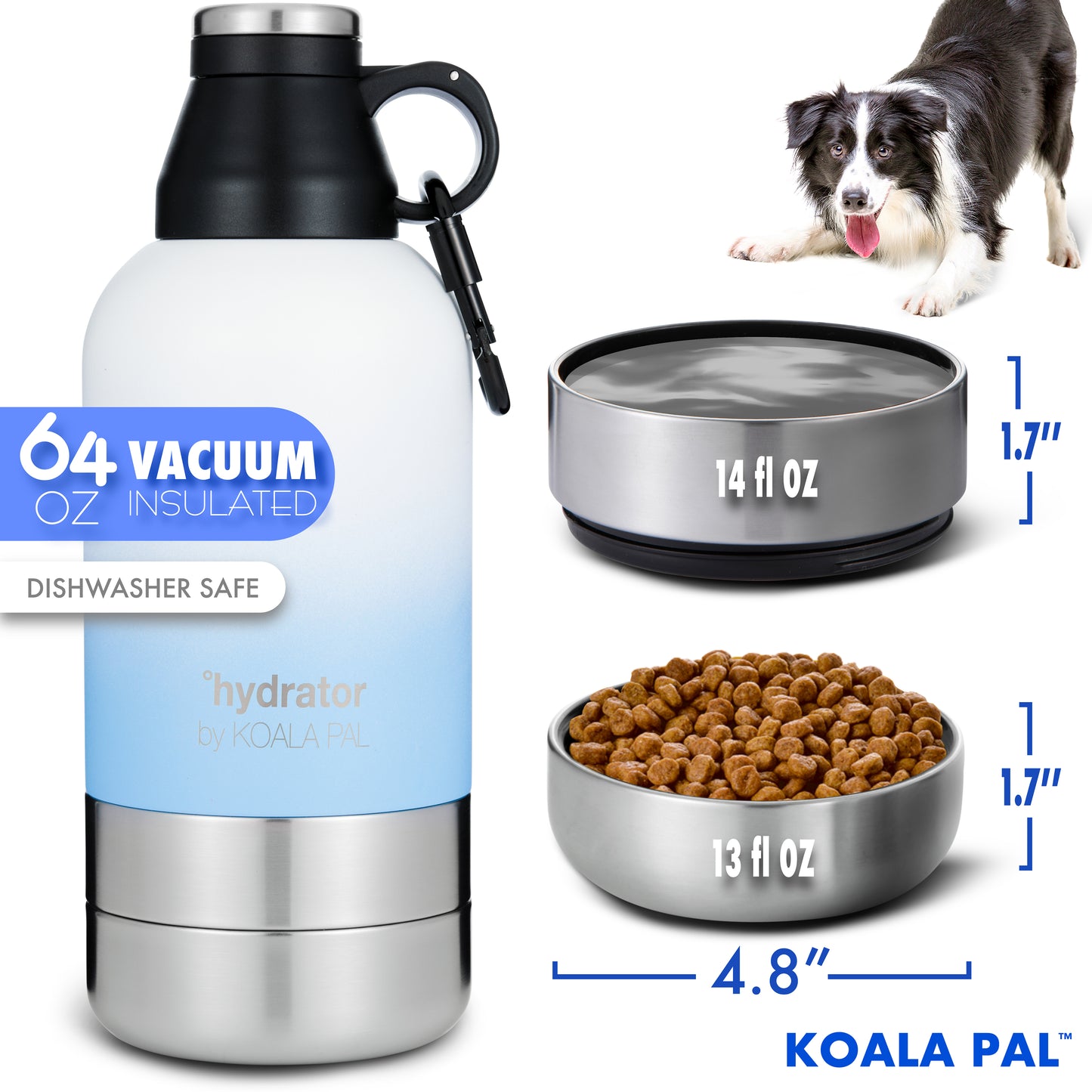 64 oz Travel Kit - Ombre Blue