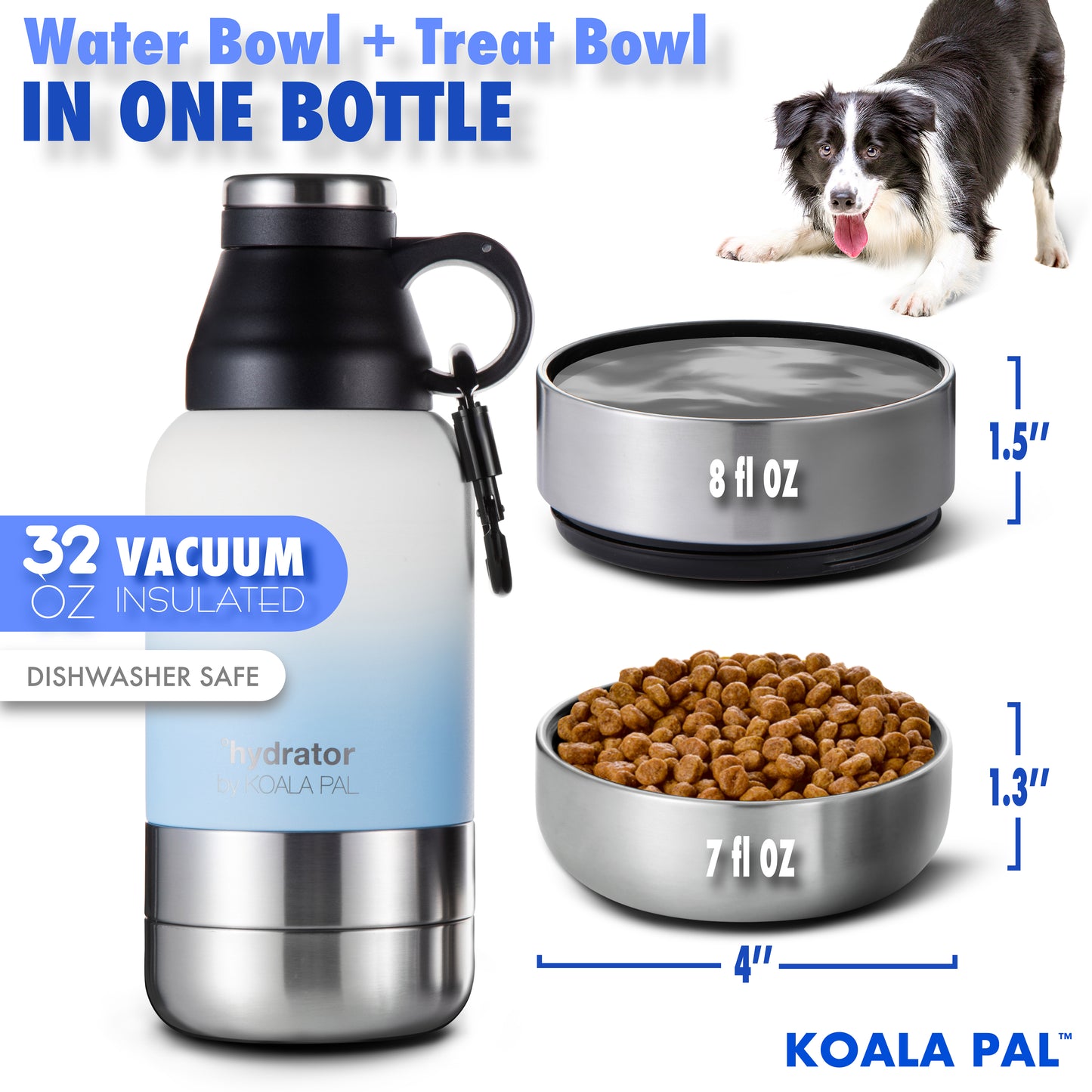 32 oz ˚hydrator by KOALA PAL - Ombre Blue